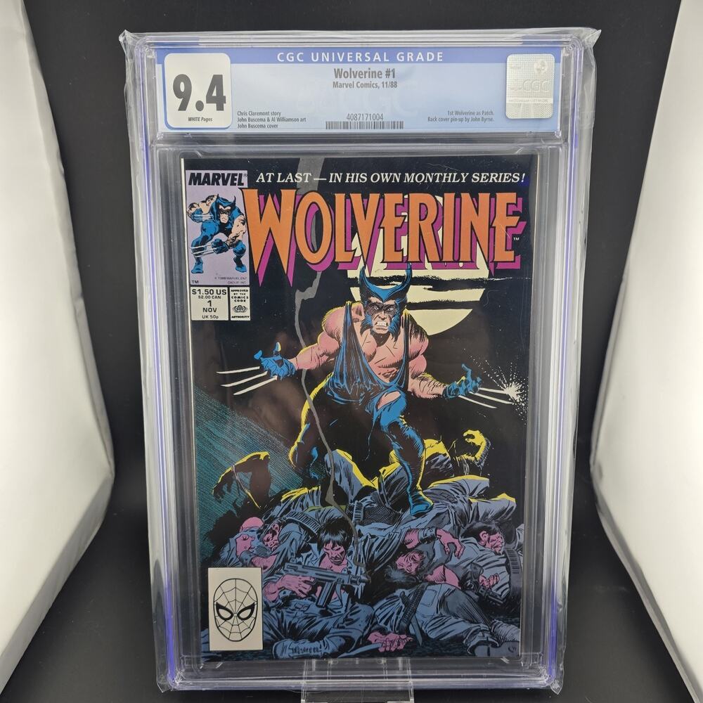 Wolverine #1 (Marvel Comics, November 1988) — CGC Graded 9.4 (Universal Grade)